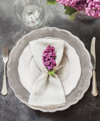 Regency Charger Plate 12 Piece Dinnerware Set, Service for 12