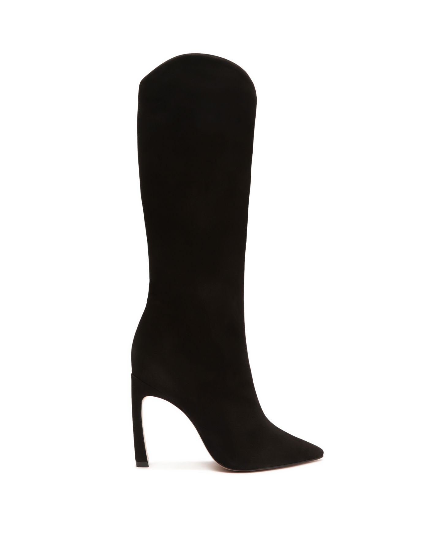 Женские ботинки Schutz Maryana Sculpt Knee High Stiletto, цвет: Чёрный — фото 2