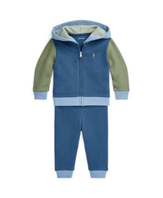 Deals Boys Ralph Lauren polo hoodie sets