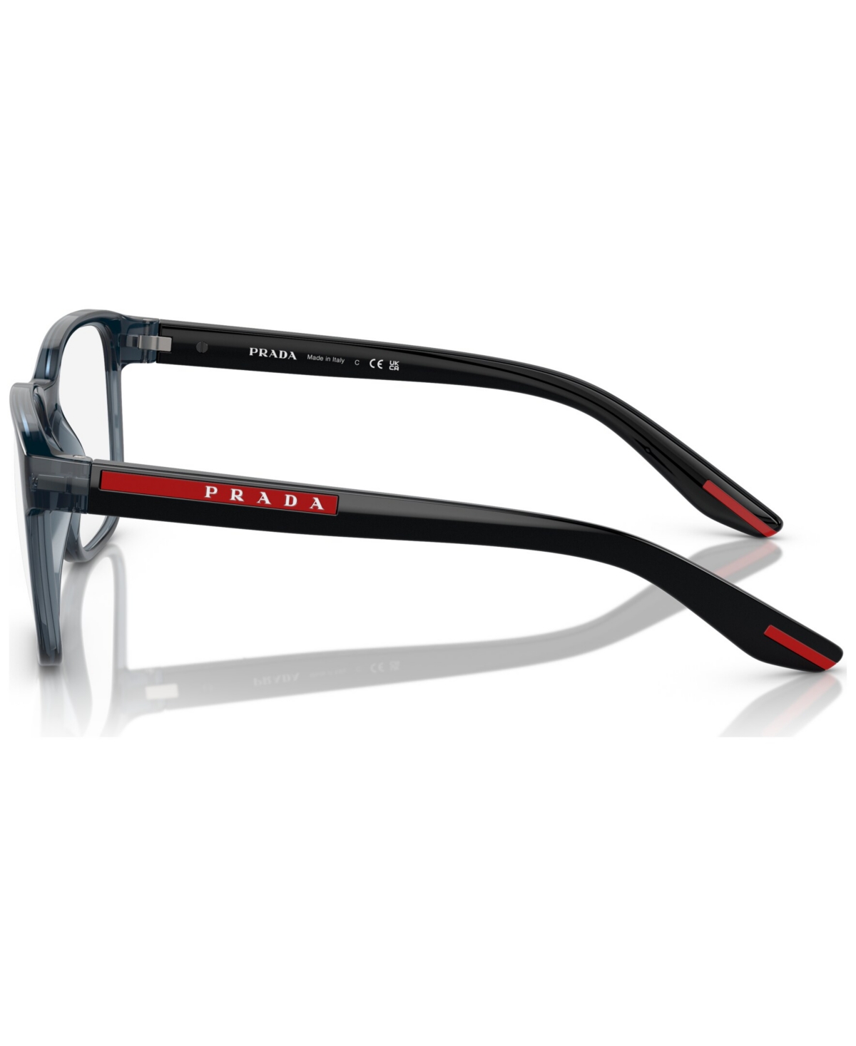 Prada Men's Eyeglasses, Ps 06pv 55 In Crystal Blue