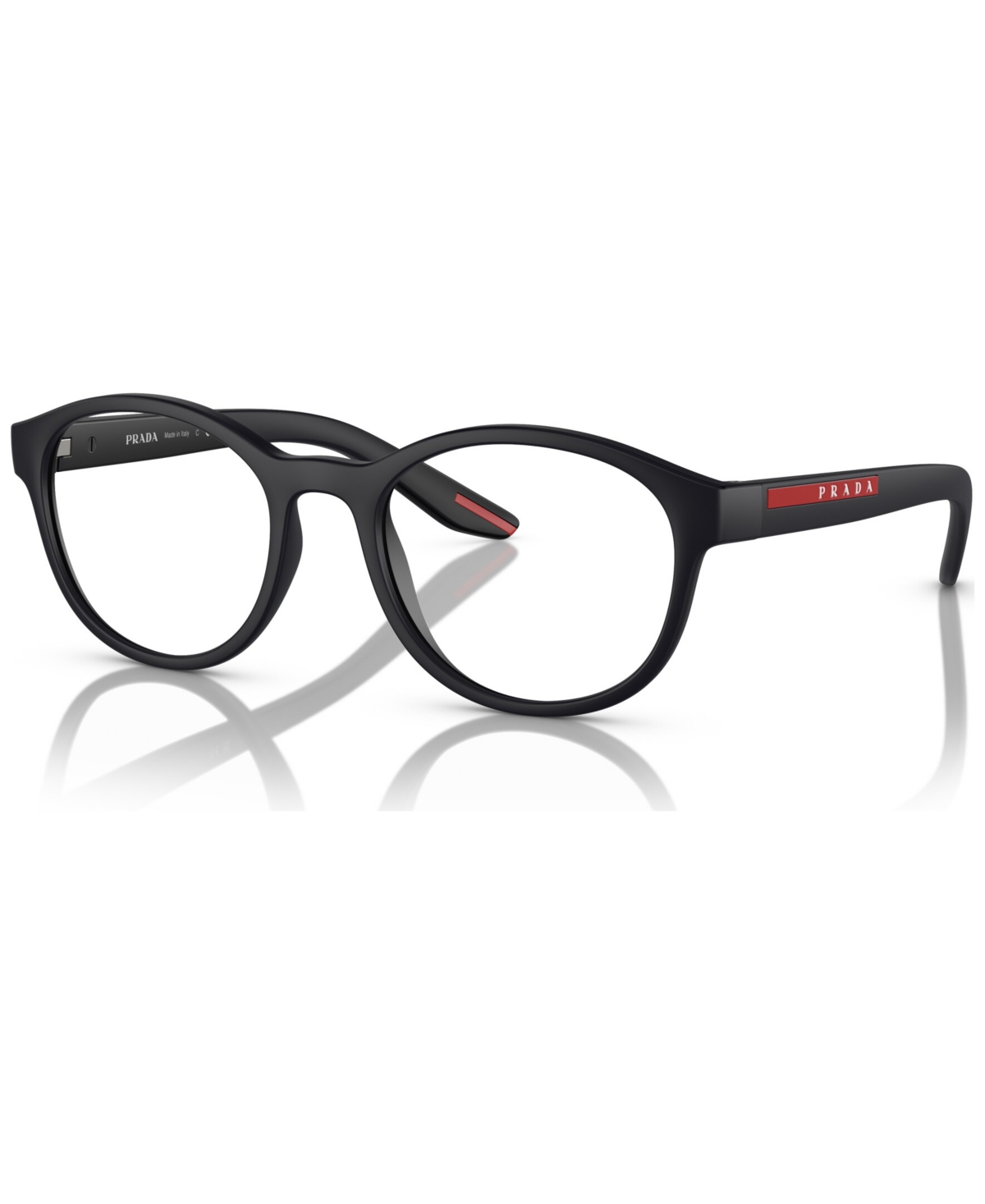 Men's Eyeglasses, Ps 07PV 53 - Black Rubber