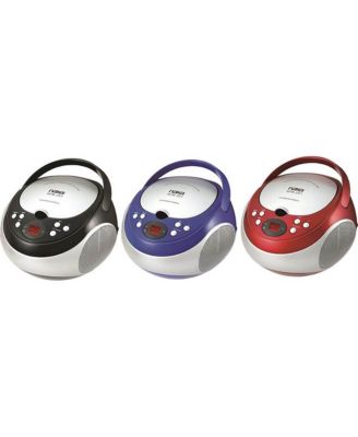 Portable CD Player with AM/FM Stereo Radio - Black