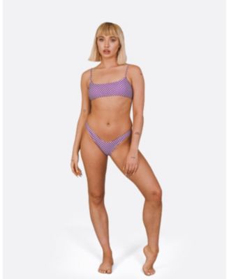 Women's Checkmate Brazilian Bikini Bottoms