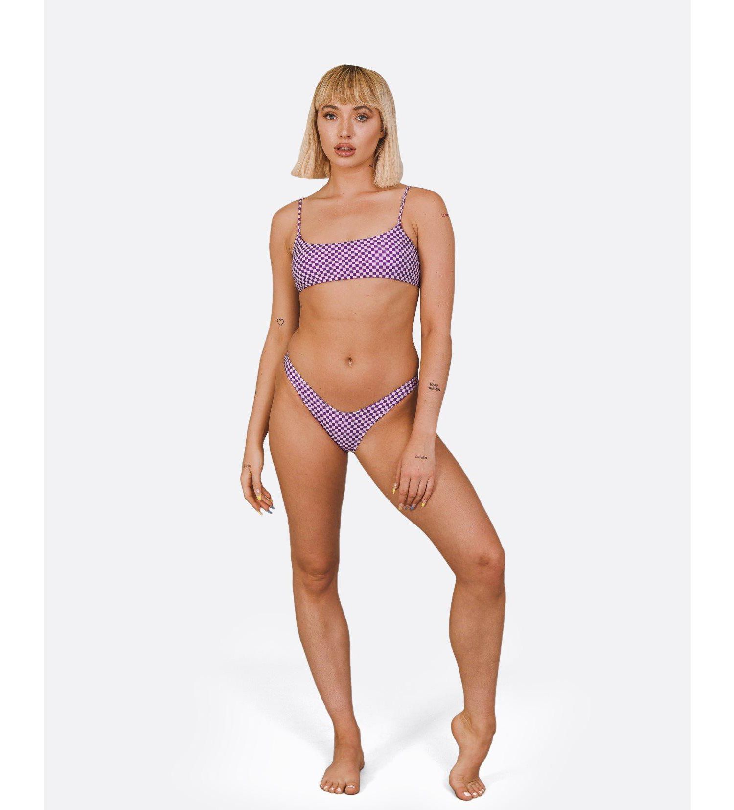 Women's Checkmate Brazilian Bikini Bottoms