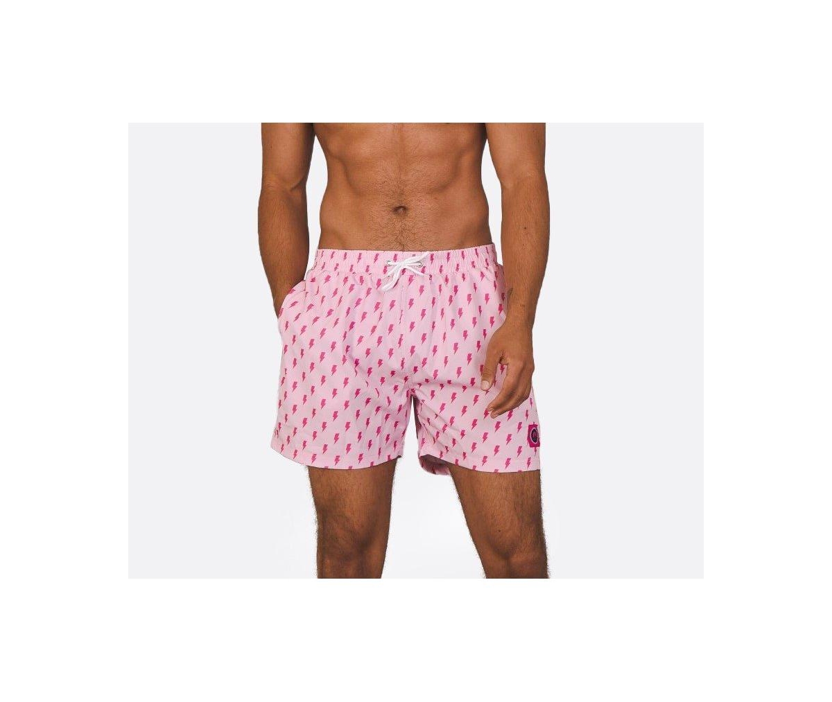 Men's Strike of Luck Swim Shorts - Pink