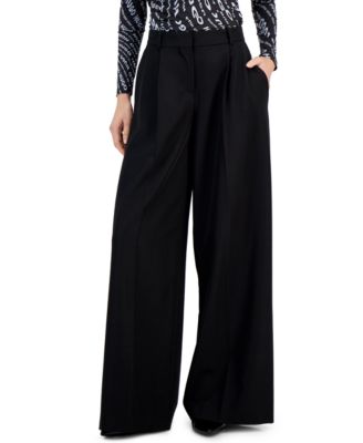 HUGO - Women's Wide-Leg Pleated Trousers