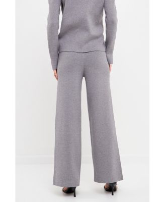 Women's Knit Wide Pants