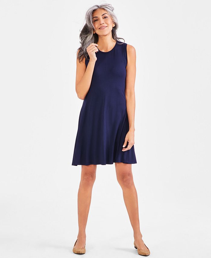 Style & Co Women's Sleeveless Flip-Flop Dress, Created for Macy's - Macy's