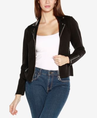 Black Label Women's Motorcycle Sweater Jacket