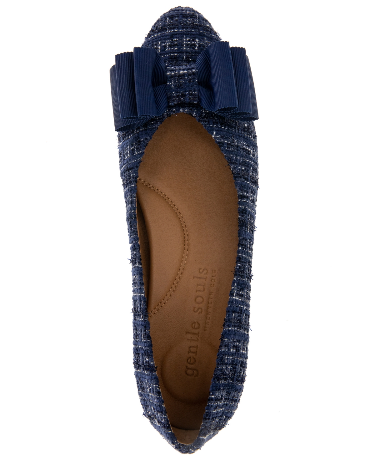 Gentle Souls Women's Atlas Flat Heel Sandal - Navy Fabric - Polyester