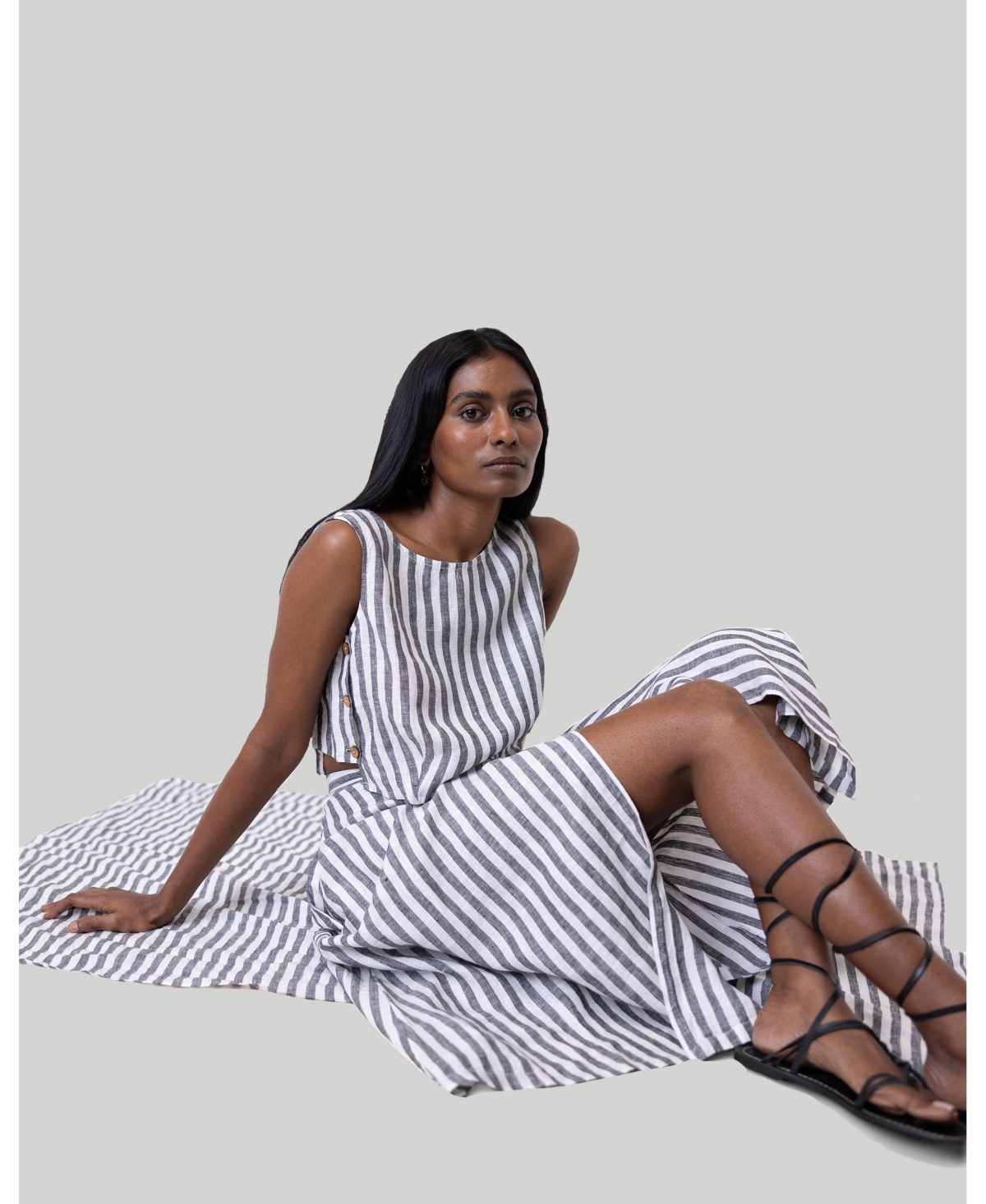 Reistor Women's Overlap Midi Skirt