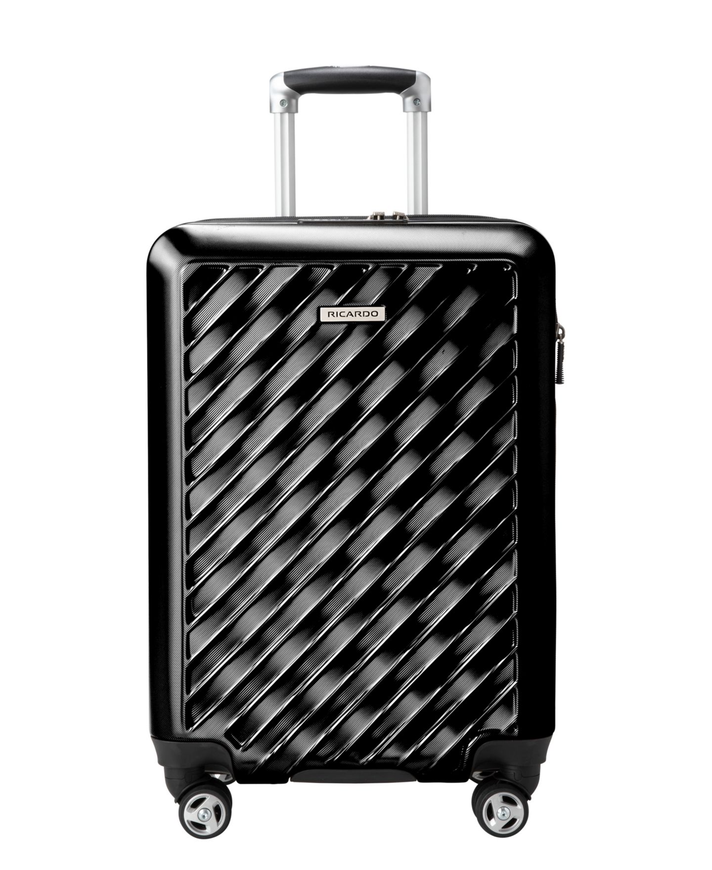 Чемодан Ricardo Melrose Hardside 20" Carry-on Spinner Suitcase, цвет: Чёрный — фото 1