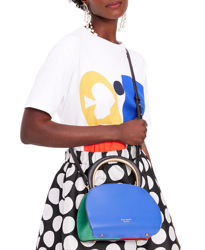 kate spade new york Gallery Colorblocked Smooth Leather Mini Top Handle