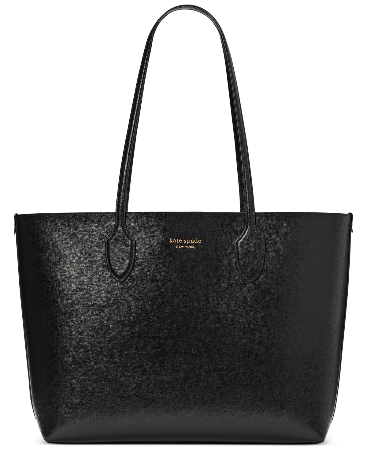 Bleecker Saffiano Leather Large Tote - Black