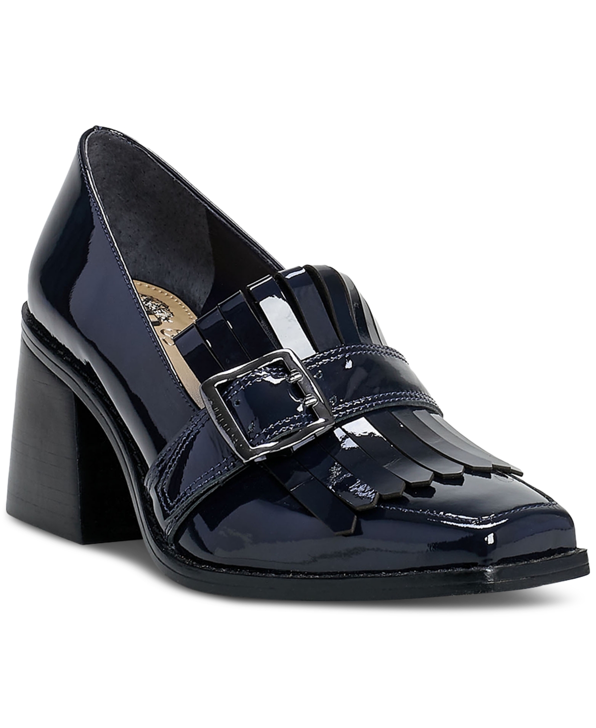 Vince Camuto Sedna Pump In Deep Navy Brushed Patent