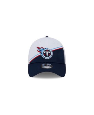 Men's White, Navy Tennessee Titans 2023 NFL Sideline 39THIRTY Flex Hat
