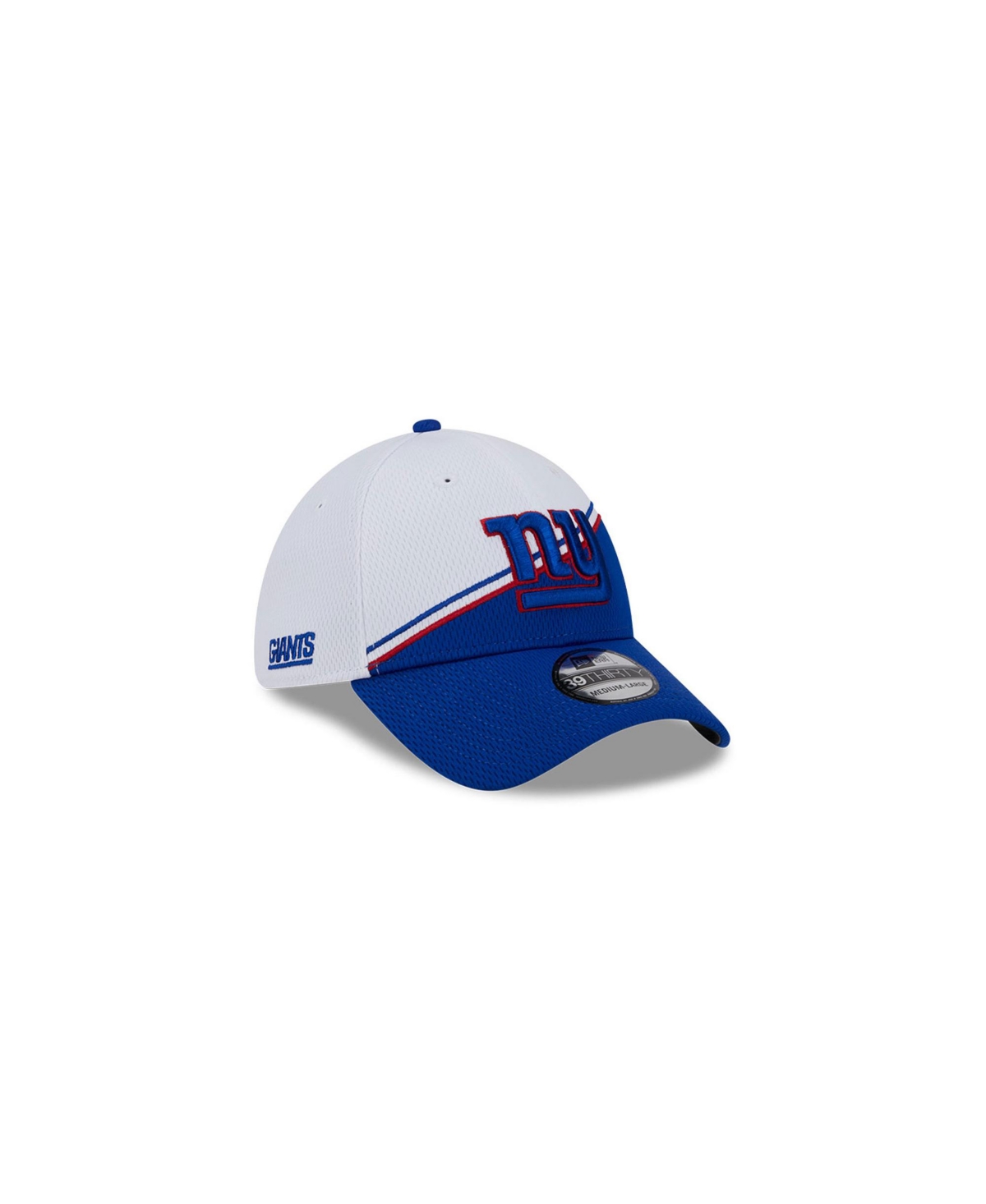 New Era Men's  White, Royal New York Giants 2023 Nfl Sideline 39thirty Flex Hat In White,royal