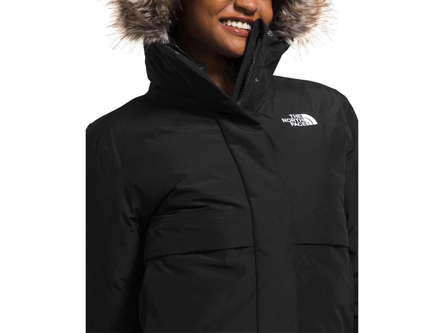 Женская куртка The North Face Arctic Bomber, цвет: Чёрный — фото 7