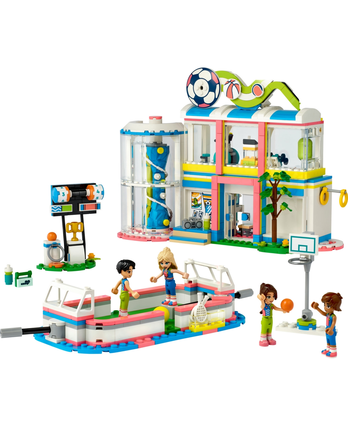 Shop Lego Friends 41744 Sports Center Toy Building Set With Minifigures In Multicolor