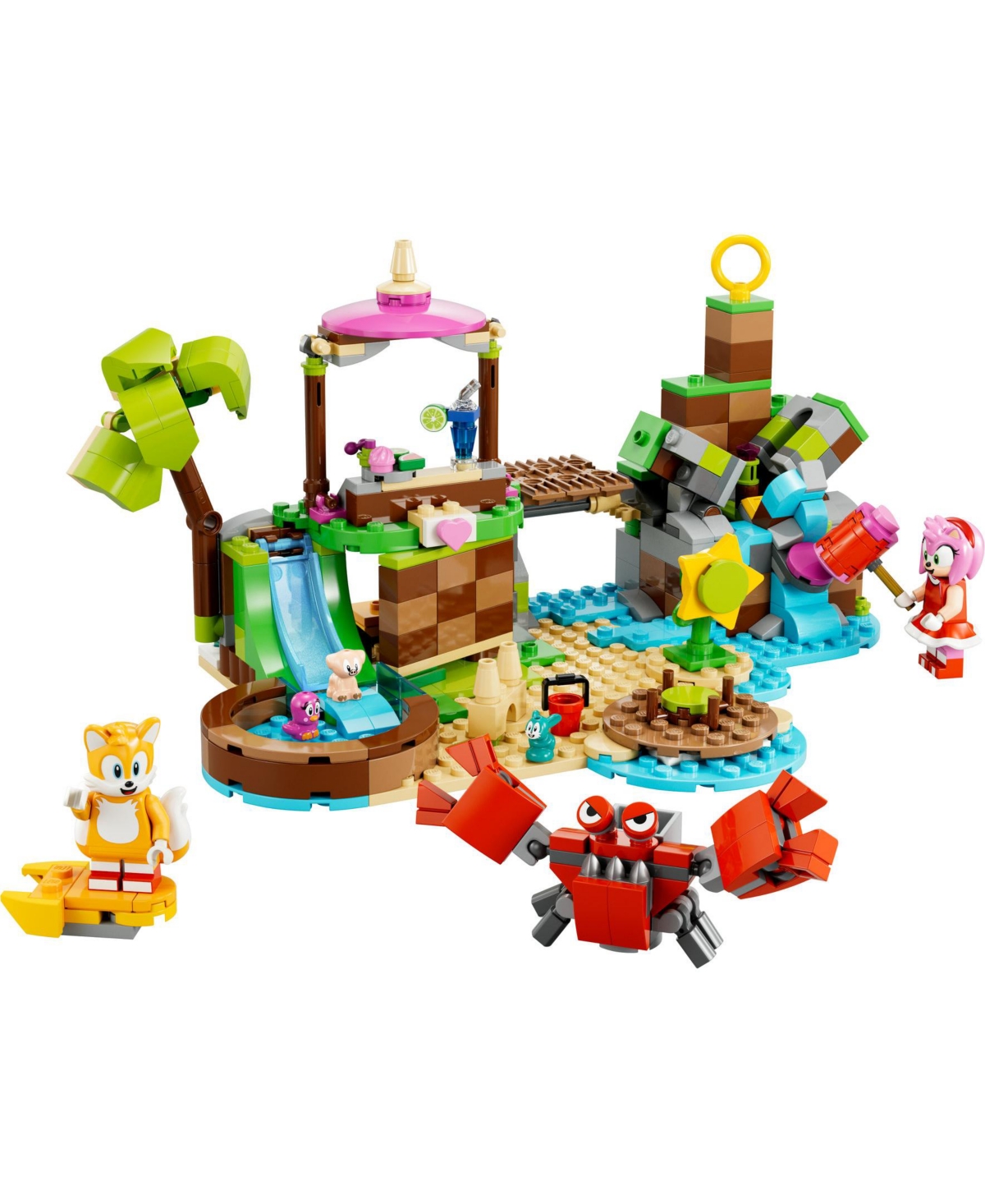 Shop Lego Sonic The Hedgehog Island 76992 Amy's Animal Rescue Toy Building Set In Multicolor