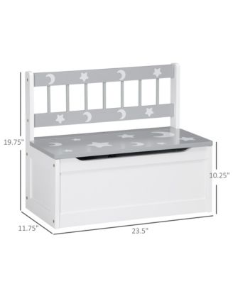 Toddler Toy Box Storage &amp; Kids Storage Large 27 L Bench Seat