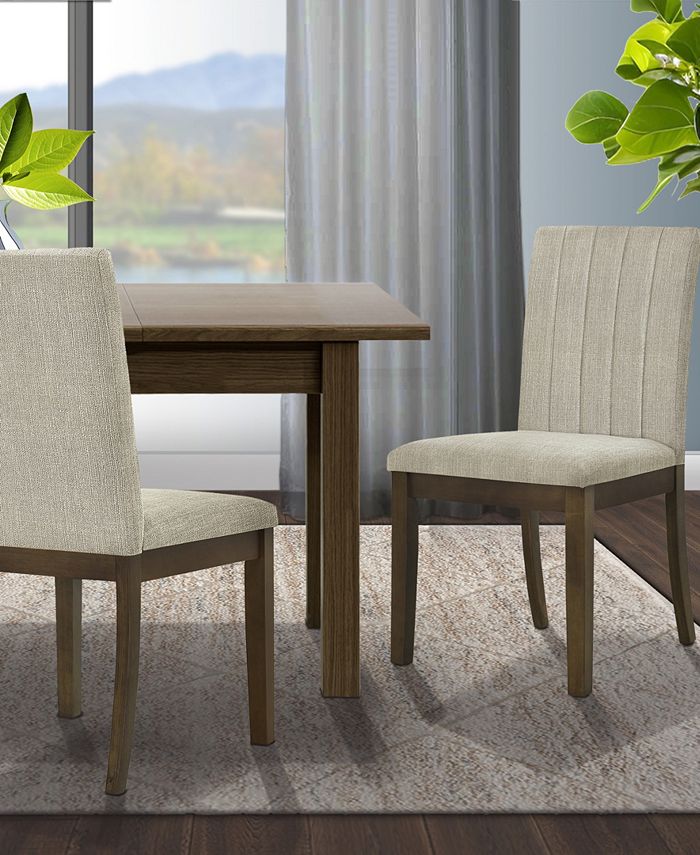 510 Design Everly 19.5" 2 Piece Upholstered Channelback Dining Chair