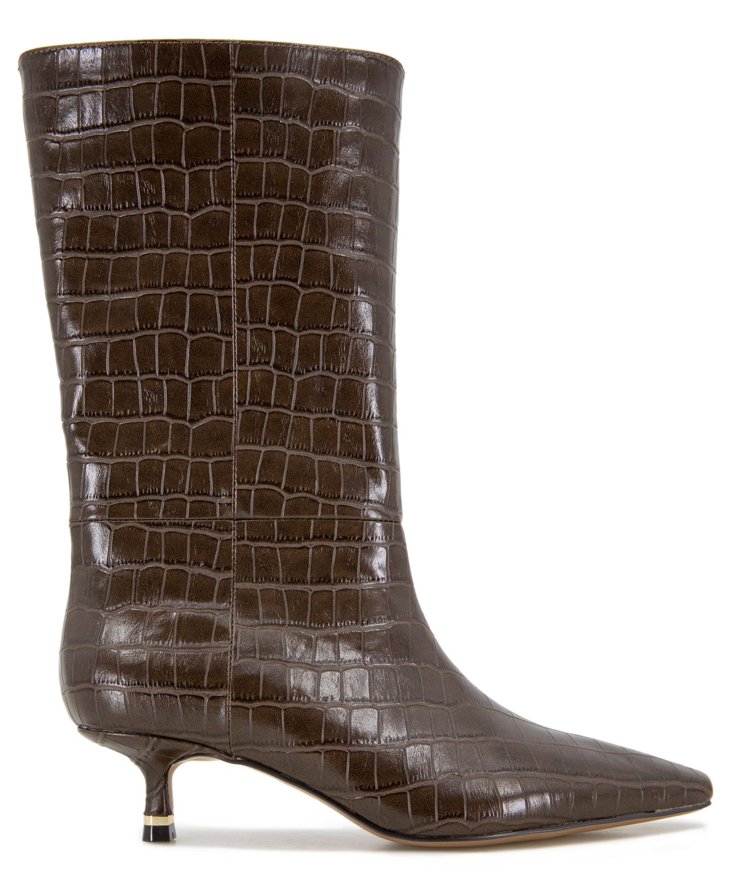 Женские ботинки Kenneth Cole New York Meryl Kitten Heel, цвет: Чёрный замшевый — фото 7