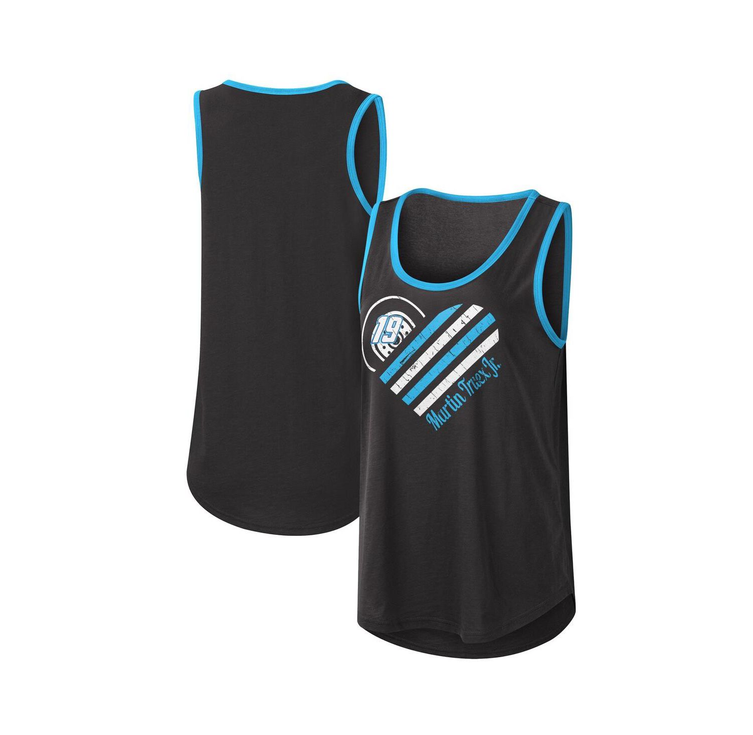 Women's Black Martin Truex Jr A Game Scoop Neck Tank Top