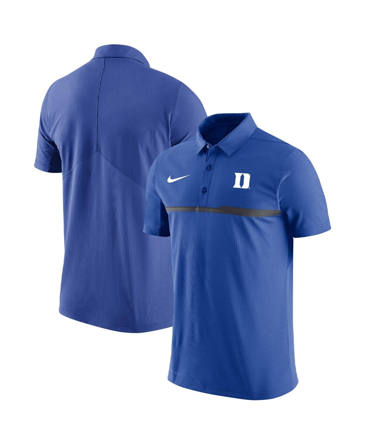 Nike Men's  Royal Duke Blue Devils 2023 Coaches Performance Polo Shirt In Royal