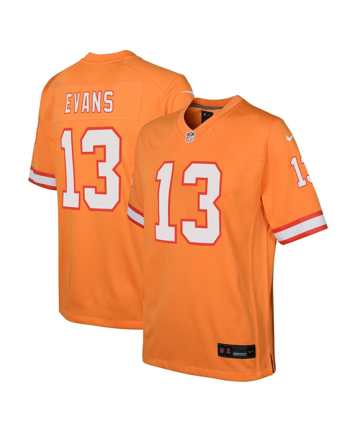 Big Boys Nike Mike EvansTampa Bay Buccaneers Throwback Game Jersey - Orange