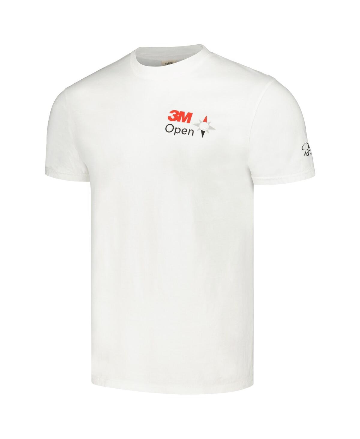 Shop Barstool Golf Men's  White 3m Open T-shirt