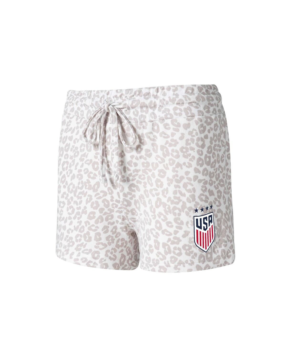 CONCEPTS SPORT WOMEN'S CONCEPTS SPORT CREAM USWNT ACCORD SHORTS 