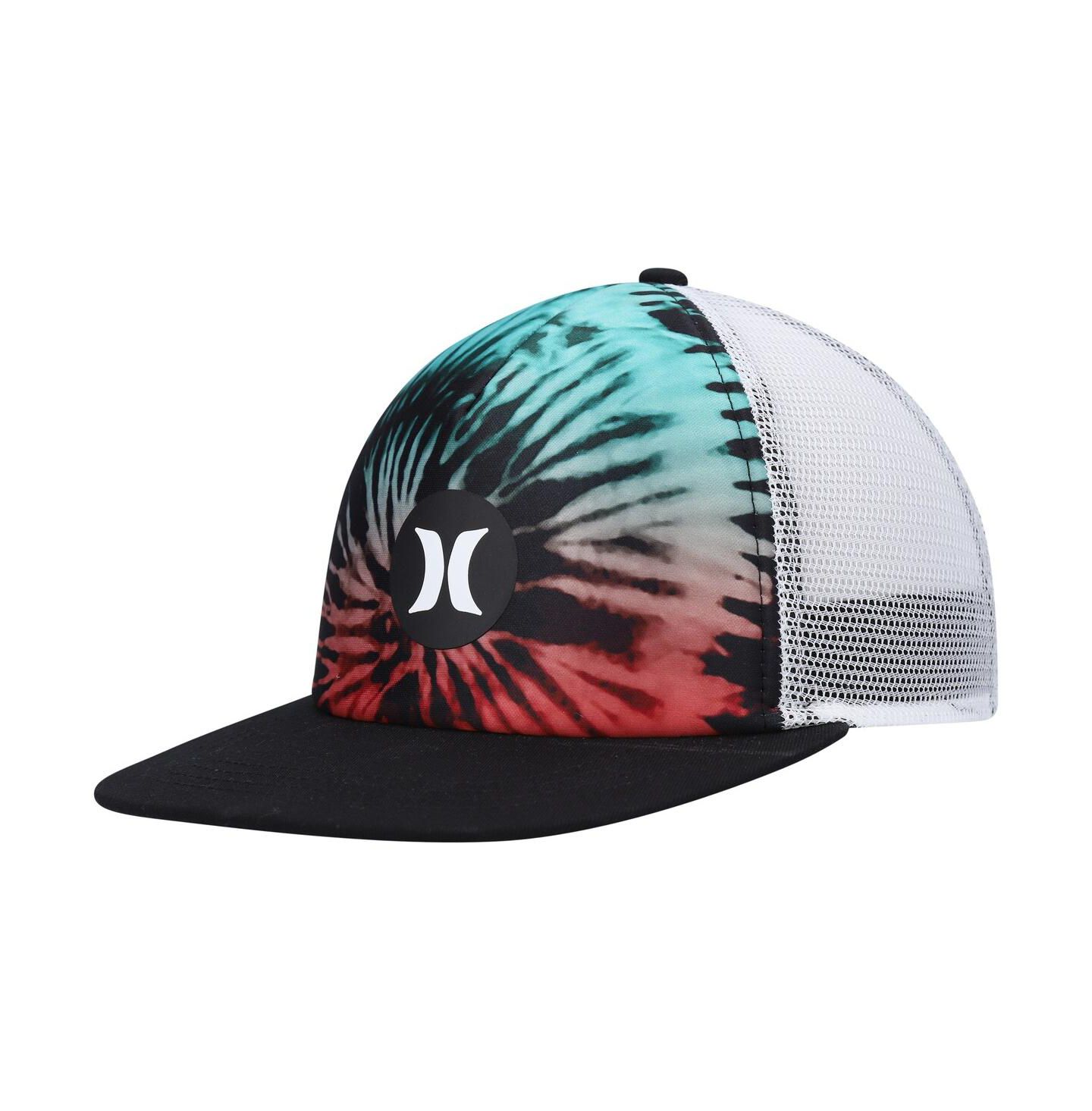 Мужская кепка Hurley Black, White Balboa Trucker Snapback Hat — фото 2