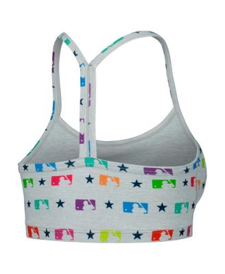 Women's Gray MLB TLC Rainbow Bra