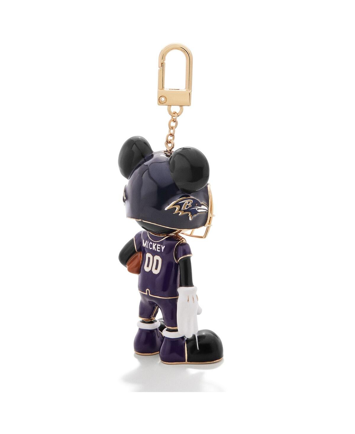 Shop Baublebar Baltimore Ravens Disney Mickey Mouse Keychain In Purple