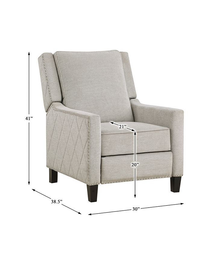 Homelegance White Label Mila 39" Push Back Recliner Macy's