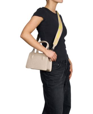 August Croc-effect Faux Leather Crossbody Bag
