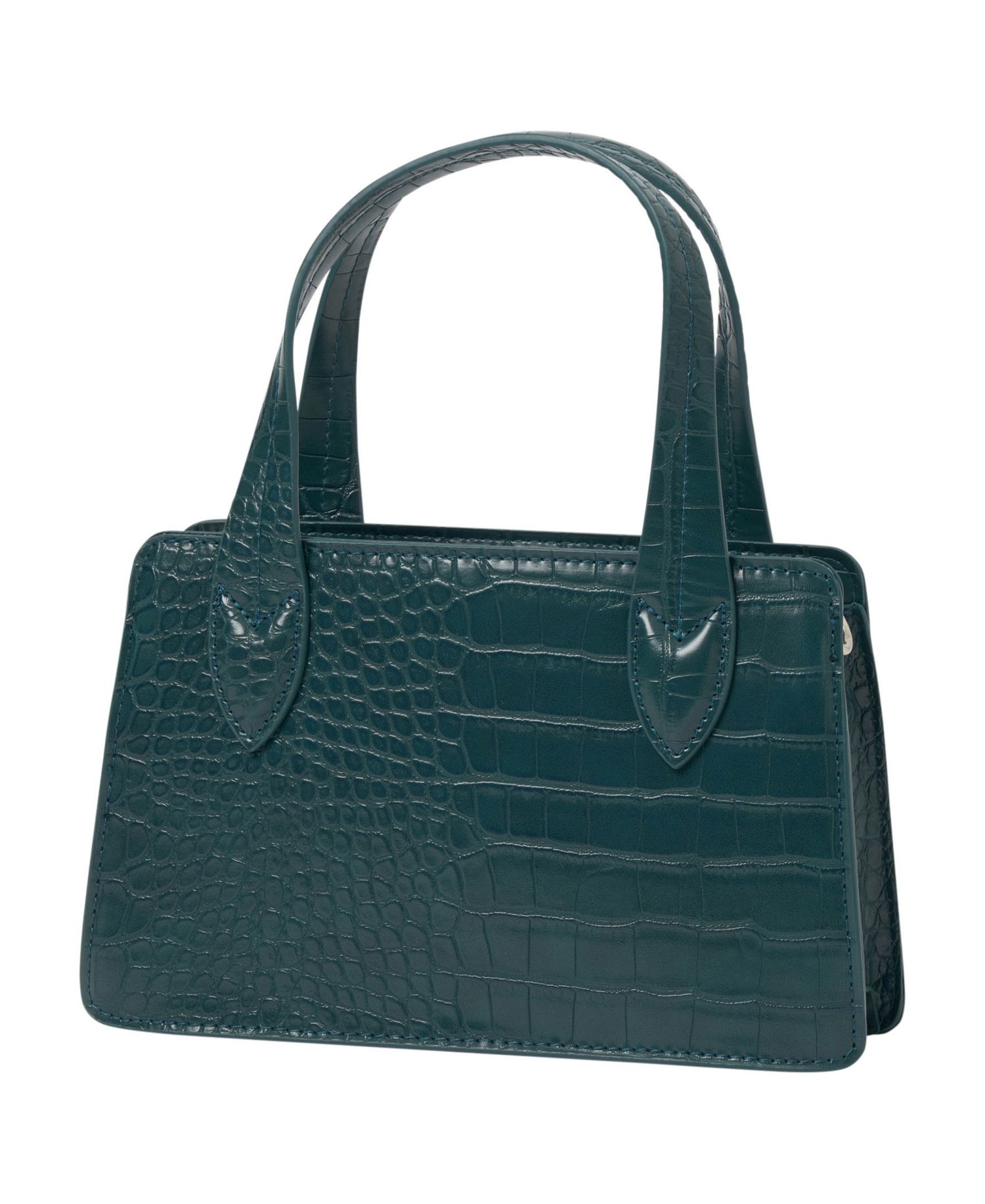 August Croc-effect Faux Leather Crossbody Bag