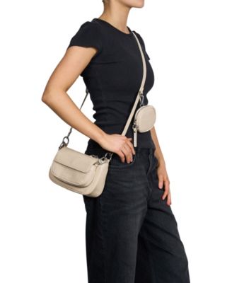 A Little Crazy Croc-effect Faux Leather Crossbody Bag