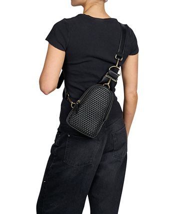 Street Smart Faux Leather Sling Bag main image 0