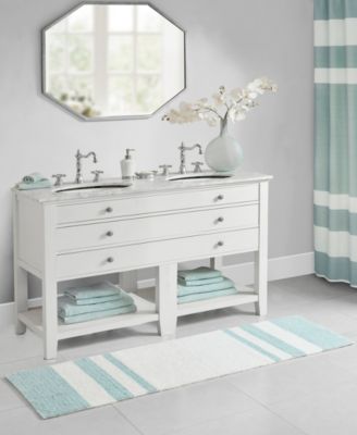 Spa Reversible Cotton Bath Rug, 24" x 72"