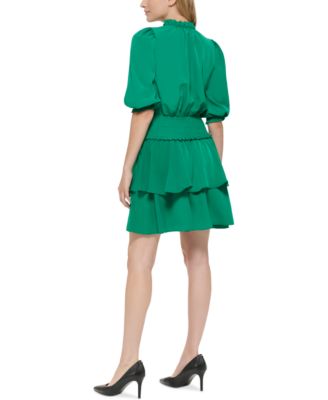 KARL LAGERFELD PARIS Women's Tiered A-Line Dress - Macy's