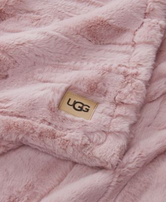 Valor Textured Faux Fur Throw, 50" x 70" (A $110.00 Value)