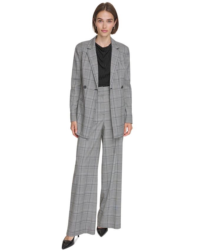 Calvin klein new arrivals glen plaid blazer