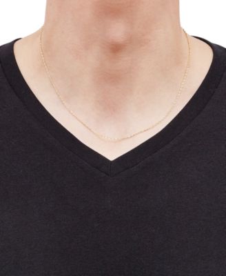 Polished 18" Mariner in 10K Yellow Gold