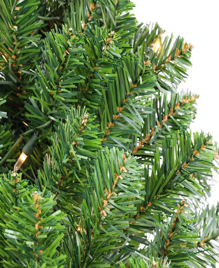 National Tree Company 7.5' PreLit Artificial Phillip Spruce Hinged