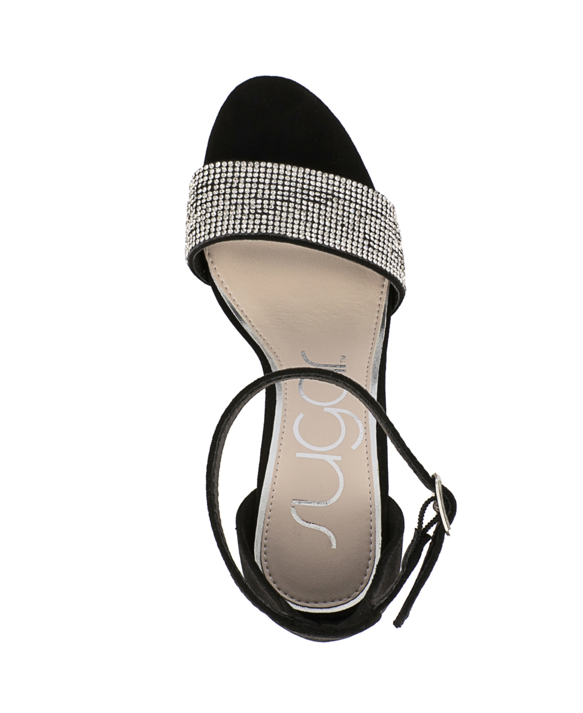 Sugar Women's Machelene Dress Heel Sandals - Black With Stones