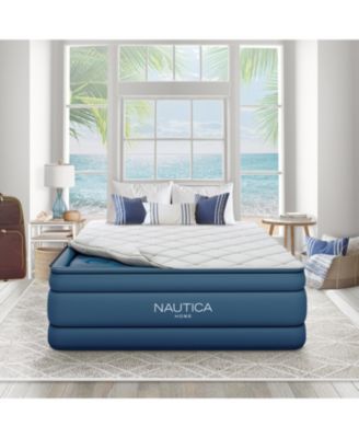 Nautica Home Cloud Supreme Express Inflatable 20 Air Mattress with Built in Pump Queen Macy s