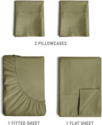 4 Piece 100% Cotton 400 Thread Count Sheet Set - King