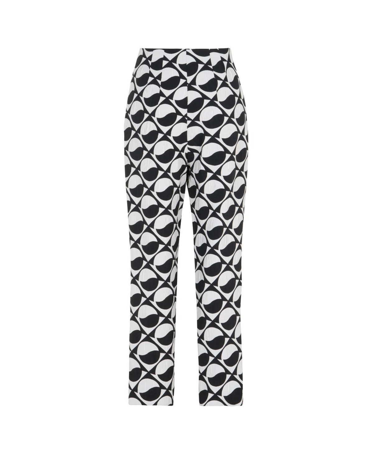 Nocturne Printed High-waisted Pants In Multi-colored